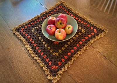 Crochet Home Accessories - introducing a new (FREE!) pattern for Fall Table Decor
