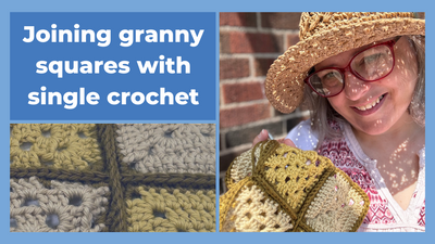 Joining Granny Squares with single crochet