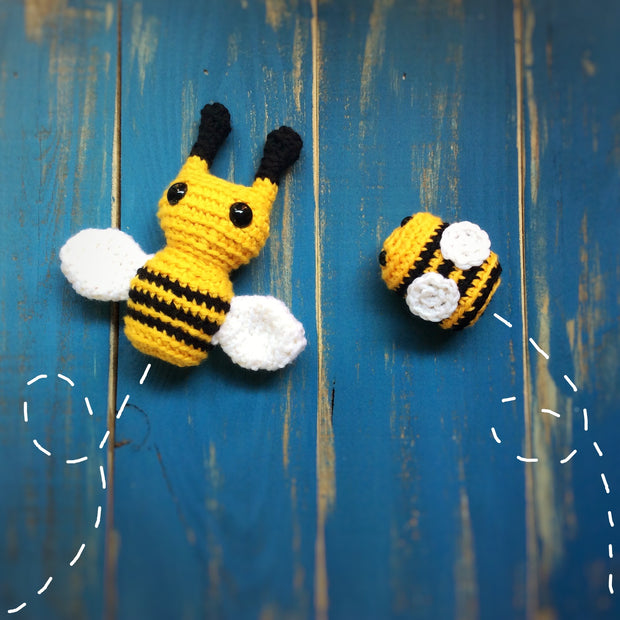 Amigurumi crochet bee pattern
