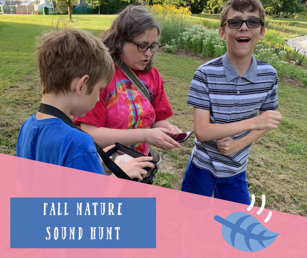 Fall nature sound hunt printable pdf