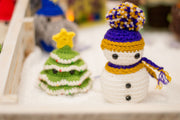 Snowman amigurumi crochet pattern